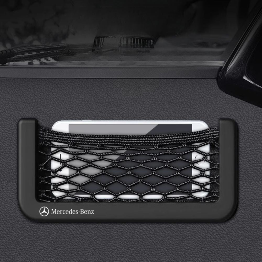 Filet de rangement auto-adhésif pour voiture