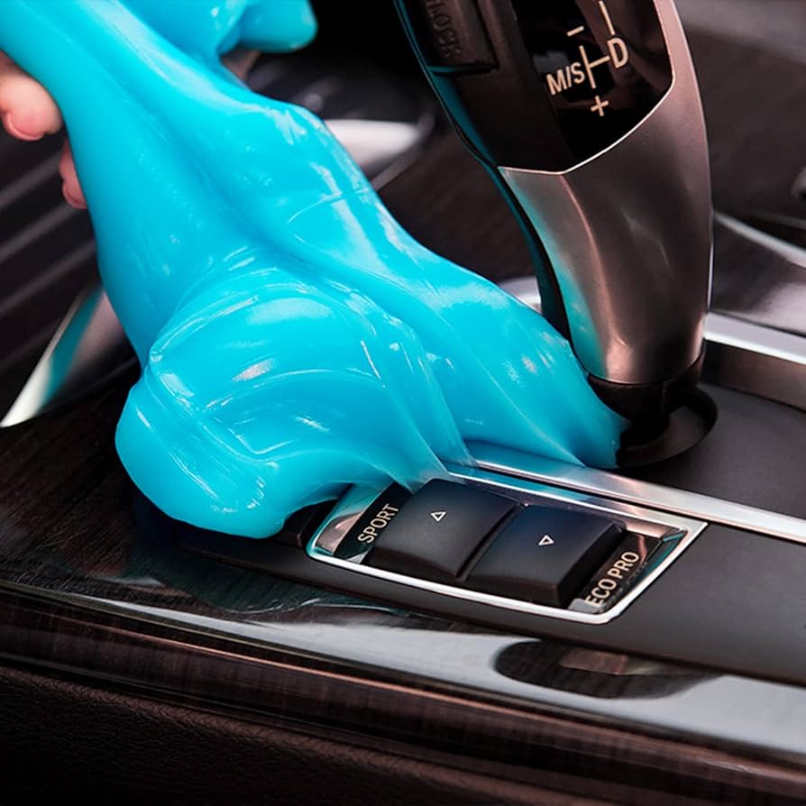 Gel nettoyant pour intérieur de voiture – Éliminateur de poussière réutilisable