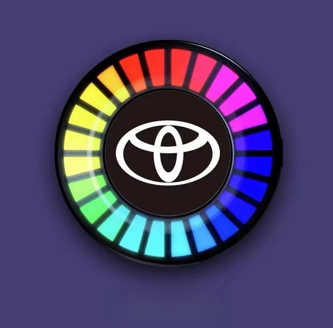 Lumière LED de voiture rythmée par la musique avec logo (avec diffuseur d’arômes)