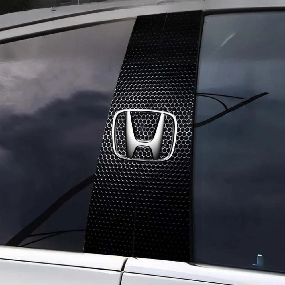 2x Autocollants pour vitre de voiture avec logo