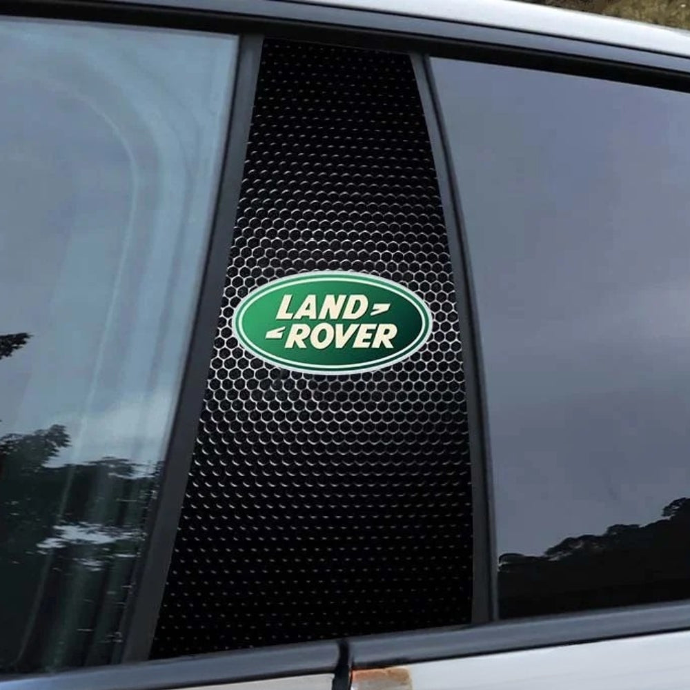 2x Autocollants pour vitre de voiture avec logo