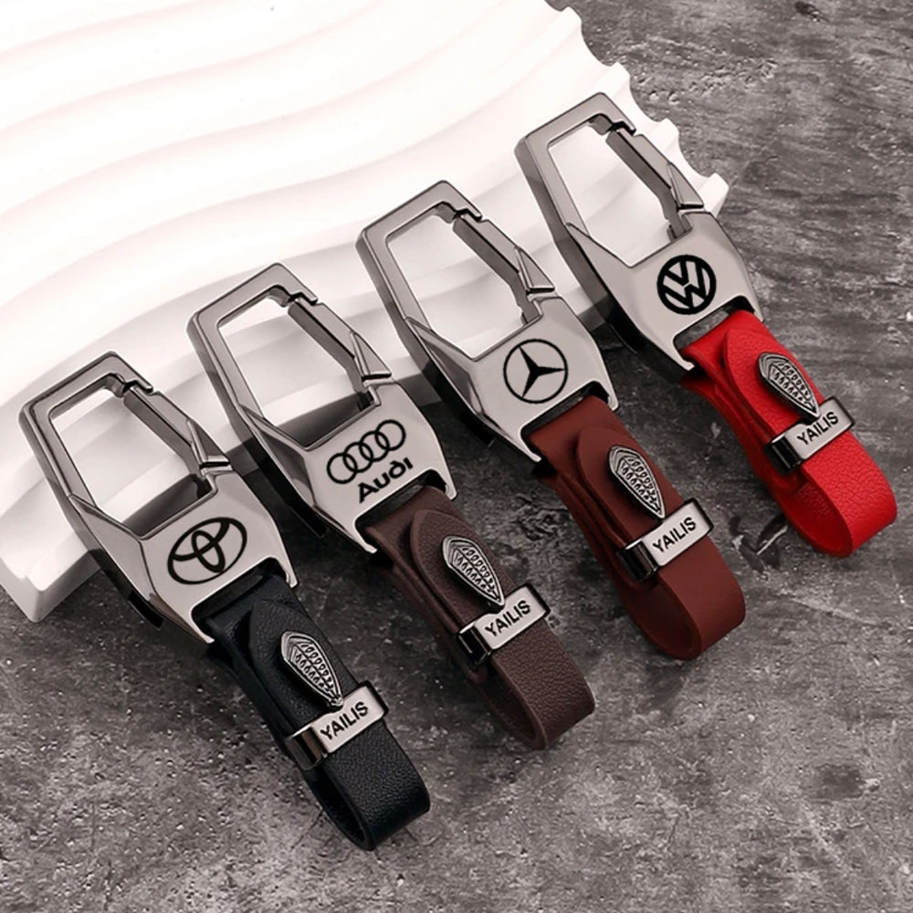 Porte-clés de voiture avec anneau porte-jeton
