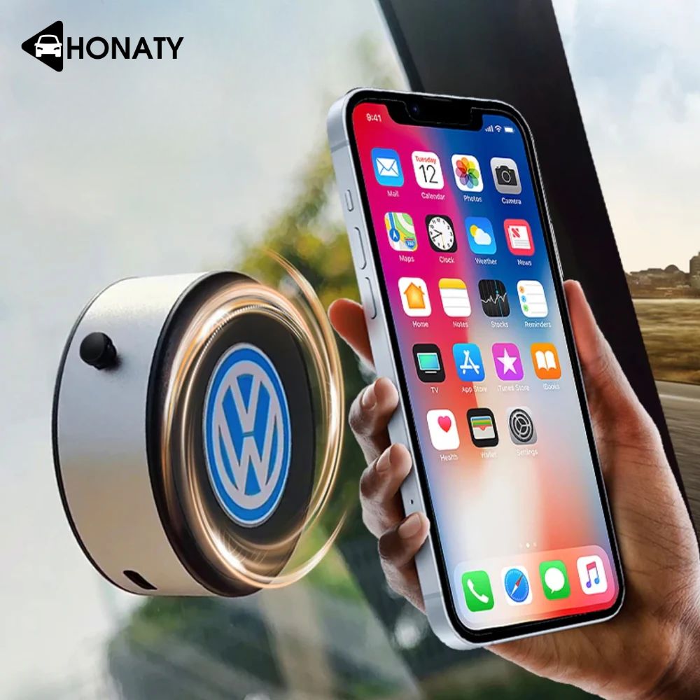 Support de téléphone magnétique à vide