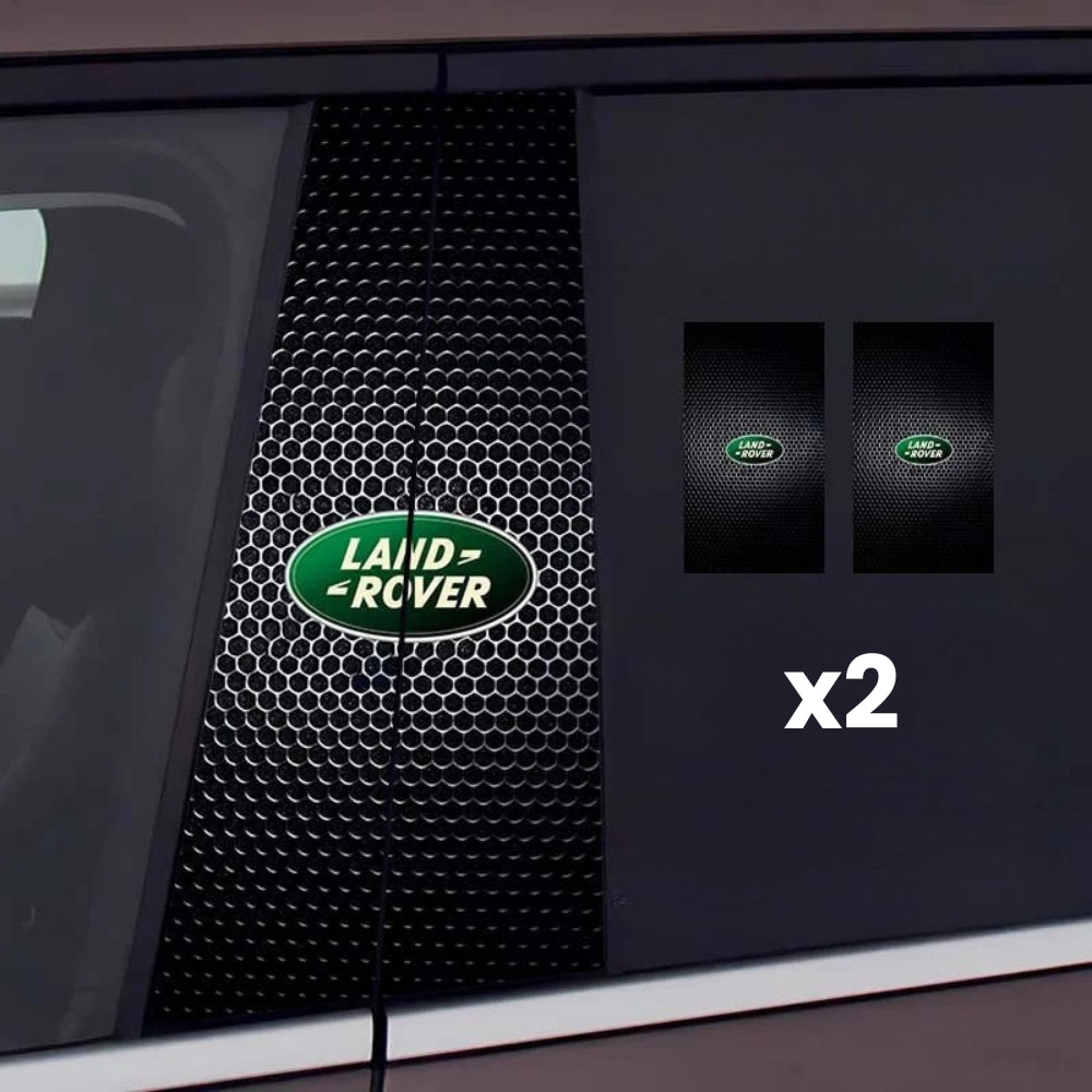 2x Autocollants pour vitre de voiture avec logo
