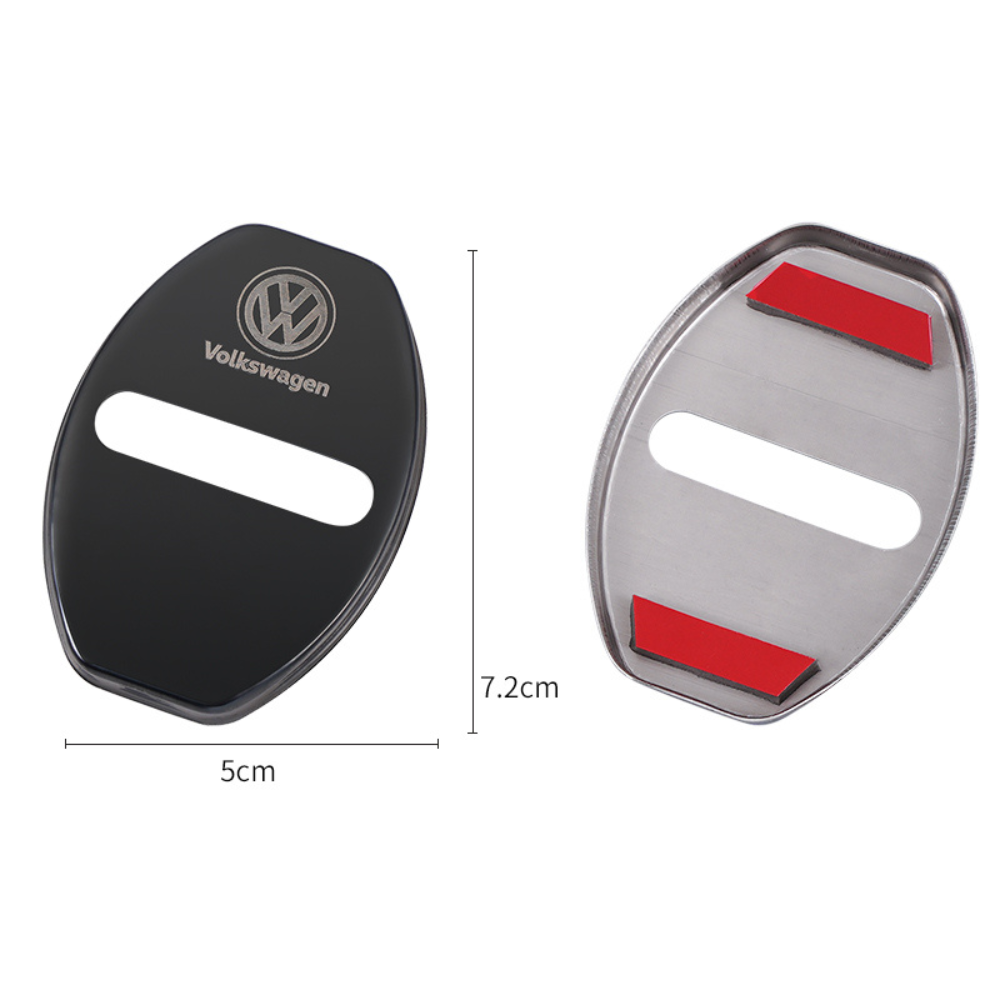 Pack de 4 – Cache pour serrure de porte personnalisé avec revêtement antirouille