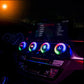 Lumière LED de voiture rythmée par la musique avec logo (avec diffuseur d’arômes)