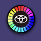 Lumière LED de voiture rythmée par la musique avec logo (avec diffuseur d’arômes)