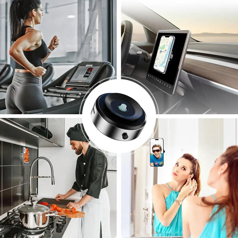 Support de téléphone magnétique à vide