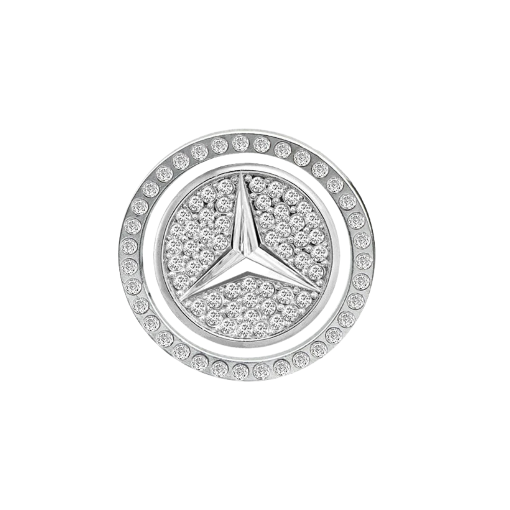 Set de 3 anneaux avec cristaux pour bouton de démarrage de voiture