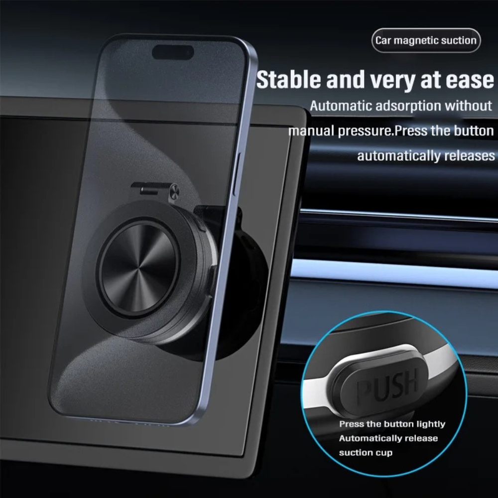 Support magnétique pour téléphone de voiture