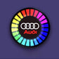 Lumière LED de voiture rythmée par la musique avec logo (avec diffuseur d’arômes)