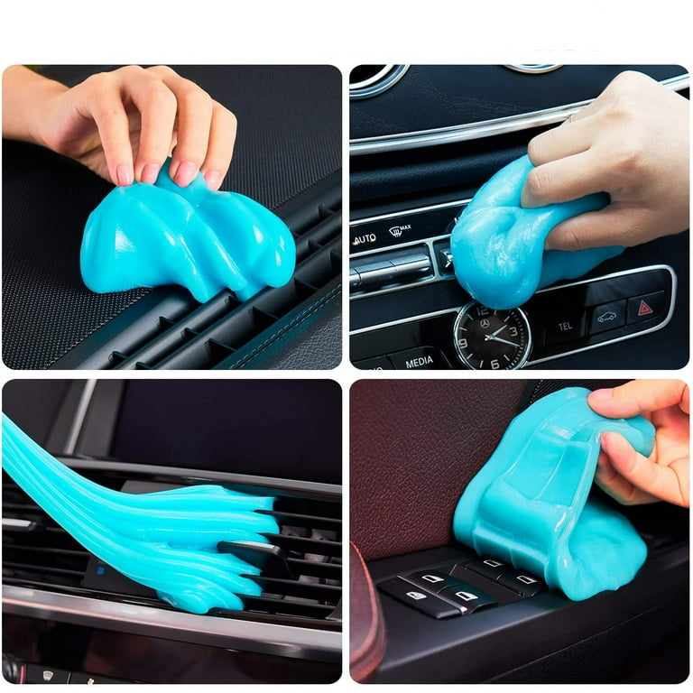 Gel nettoyant pour intérieur de voiture – Éliminateur de poussière réutilisable