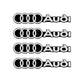 Pack de 4 – Autocollants Décoratifs 3D pour Voiture