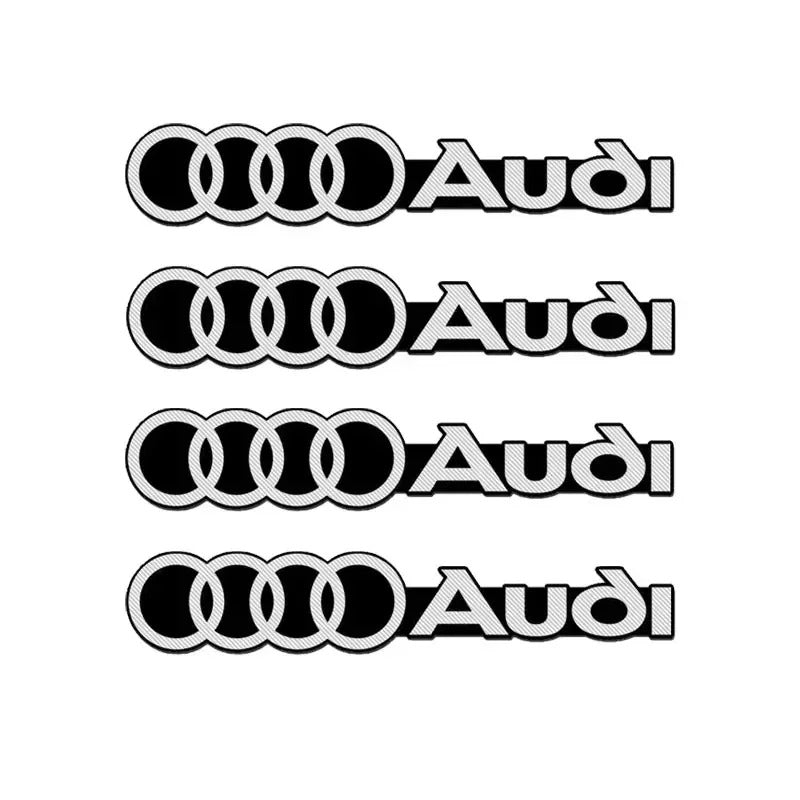 Pack de 4 – Autocollants Décoratifs 3D pour Voiture